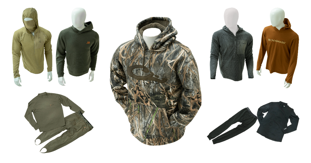 2023 New Guns and Gear Hoodies, Pullovers, and Base Layers Ducks